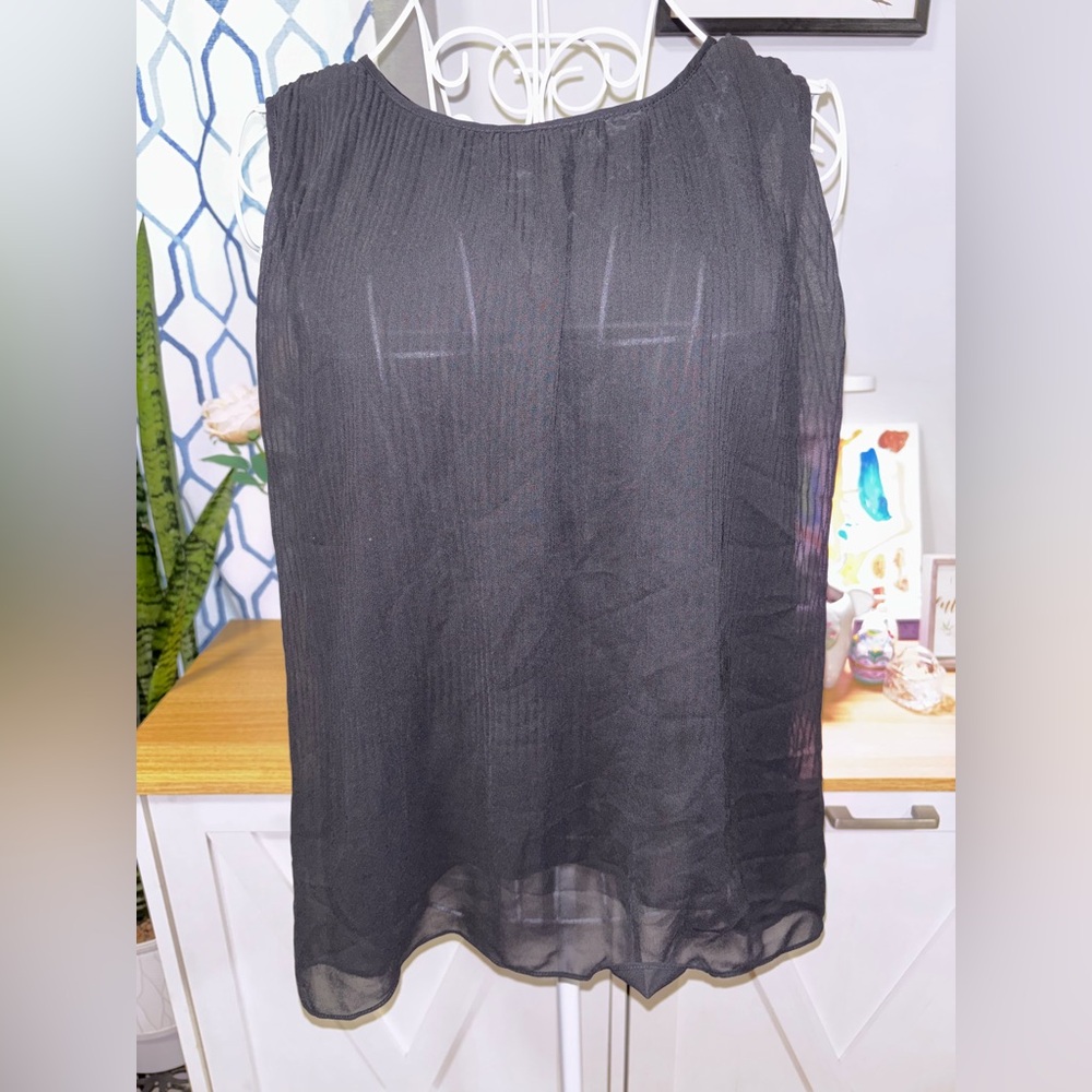 &. Layered Black Top Size Small